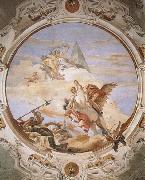 Giovanni Battista Tiepolo A Genius on Pegasus Banishing Time oil on canvas